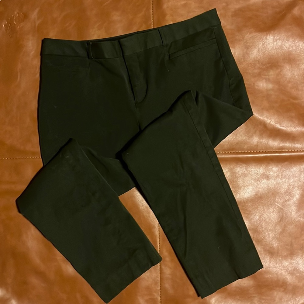 Banana republic forest green work pants